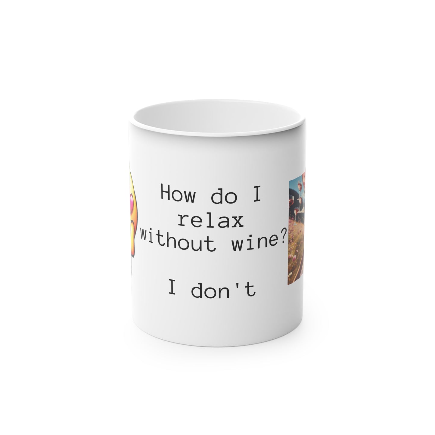 Image of Wine lover Magic Mug sold by Alpha Kenny 1